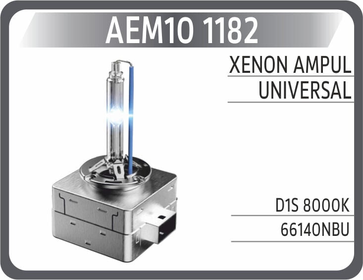 AEM10 1182 XENON AMPUL D1S 8000K - Görsel 1