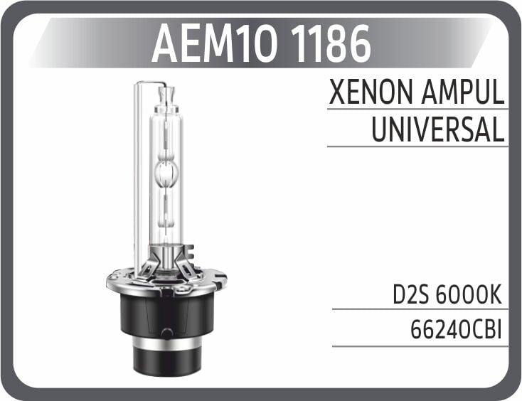 AEM10 1186 XENON AMPUL D2S 6000K - Görsel 1
