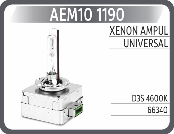 AEM10 1190 XENON AMPUL D3S 4600K - Görsel 1