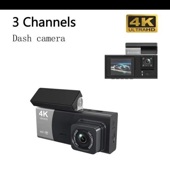 AEM11 1054 EKRAN 4 DVR YÜKSEK KALITE 3 KAMERA 4K 720 720 - Görsel 1