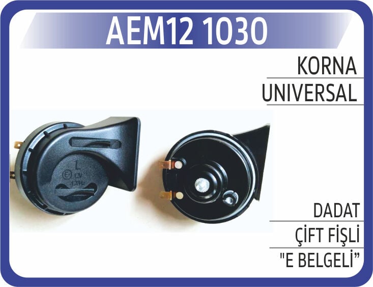 AEM12 1030 KORNA DADAT ÇİFT FİŞLİ E BELGELİ - Görsel 1