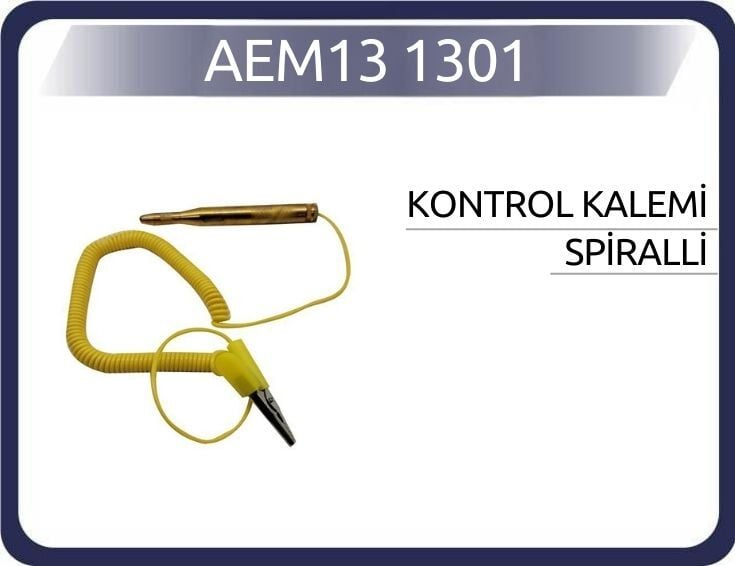 AEM13 1301 KONTROL KALEMİ SPİRALLİ - Görsel 1