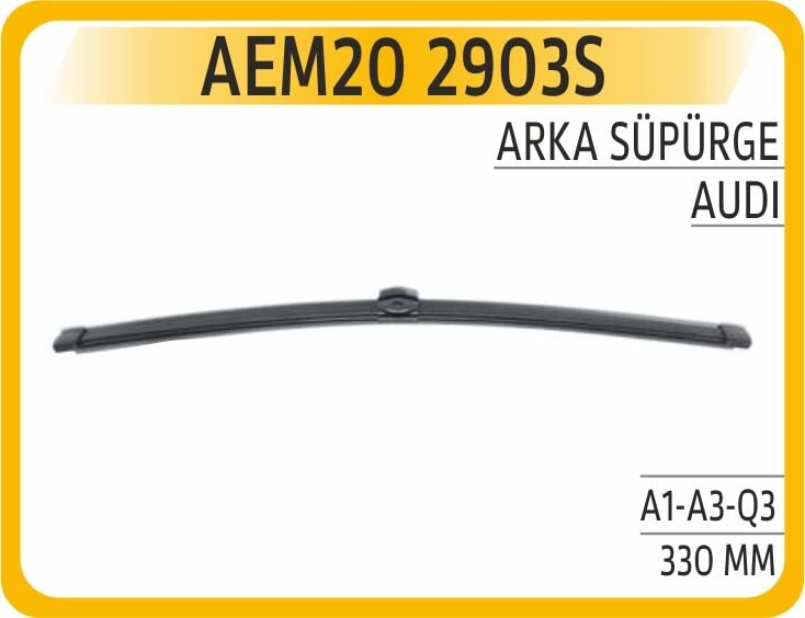 AEM20 2903S ARKA SÜPÜRGE 330 MM AUDI A1-A3-Q3 - Görsel 1