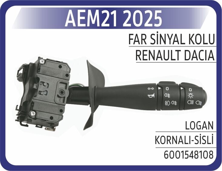 AEM21 2025 FAR KORNA KOLU SİSLİ RENAULT CLIO SYMBOL-DACIA LOGAN 1.4-1.6 04 > - Görsel 1