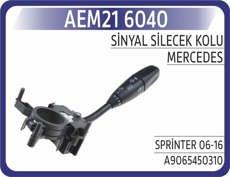 AEM21 6040 FAR / SILECEK / SINYAL KOLU MERCEDES SPRINTER B906 . VW CRAFTER 30-35-50 - Görsel 1