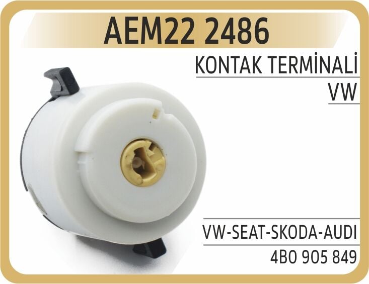 AEM22 2486 KONTAK TERMİNALİ VW - SEAT - SKODA - AUDI - Görsel 1