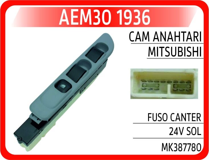 AEM30 1936 CAM ANAHTARI MITSUBISHI FUSO CANTER 24V SOL - Görsel 1