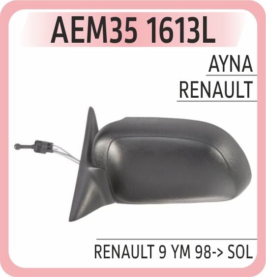 AEM35 1613L AYNA RENAULT 9 YM 98-> SOL - Görsel 1