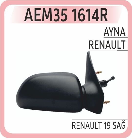 AEM35 1614R AYNA RENAULT 19 SAĞ - Görsel 1