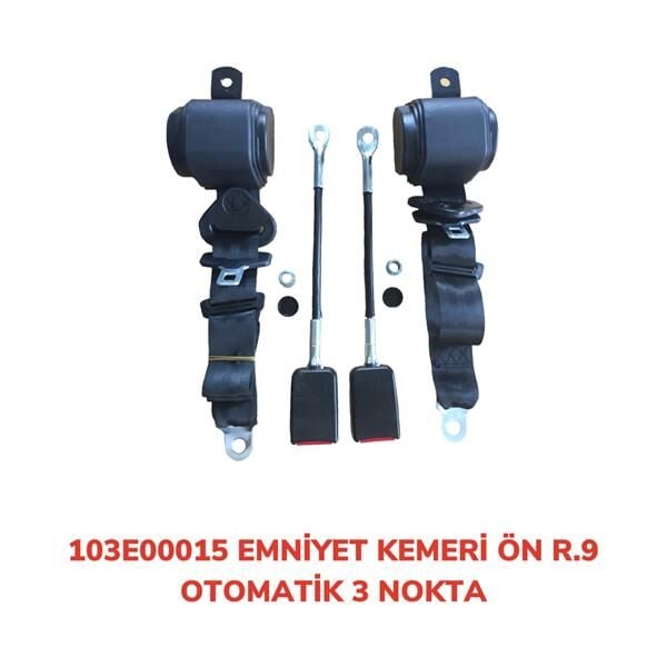 AFT 103E00015 EMNİYET KEMERİ ÖN 3 NOKTA OTOMATİK R9 - Görsel 1