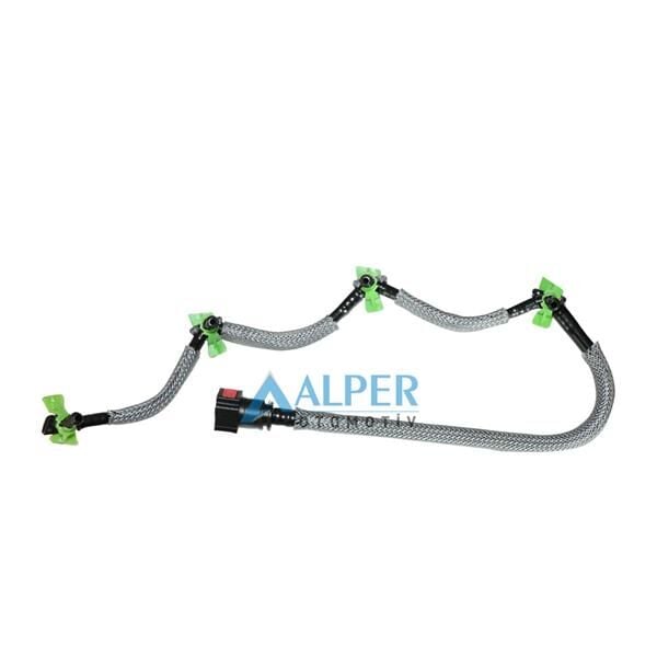 ALPER 249074 ENJEKTOR GERI DONUS HORTUMU FIESTA VI 08>12 FOCUS III 11> 17 C MAX 11>17 B-MAX 14>17 COURIER 14> MONDEO V 14> 1.6 TDCI EURO 5 - Görsel 1