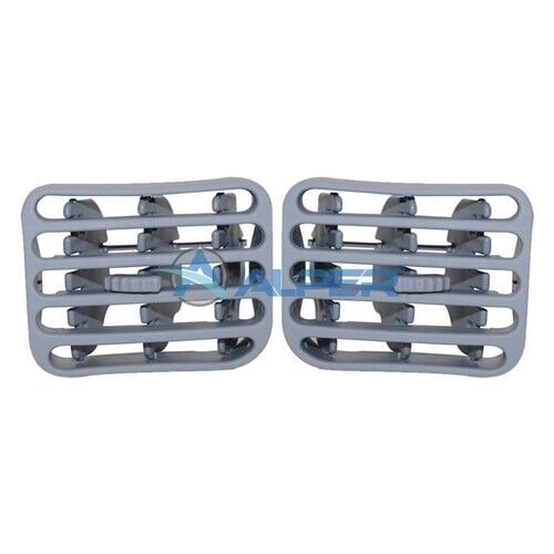 ALPER 292096 KALORİFER HAVALANDIRMA IZGARASI DİFÜZÖRÜ ORTA SAĞ-SOL SET GRİ - Görsel 1