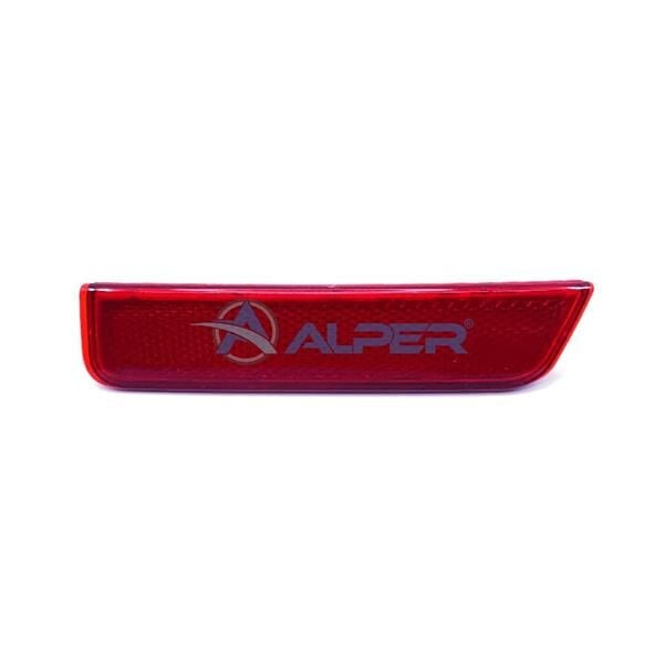 ALPER 573042 ARKA TAMPON REFLEKTÖRÜ SAĞ DACIA DUSTER 10> LOGAN MCV 08> - Görsel 1