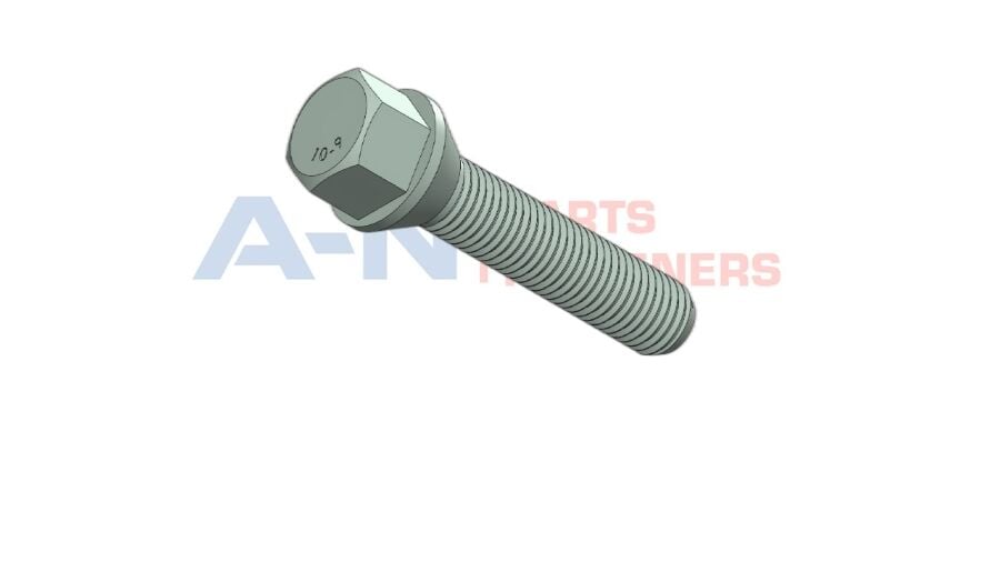 ANB B17U125050Z 125050 BV004-K03 BİJON CİVATASI ÇELİK JANT GALVANİZ RENAULT-SKODA M12x1.50x50 - Görsel 1