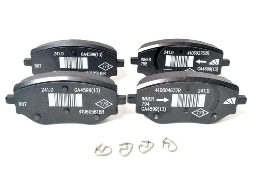 AUTOTECH DB396-182 ON FREN BALATASI CLIO V 19> TALIANT 21> MICRA V 18> 1.0 SCE 1.0 TCE 1.5 BLUE DCI - Görsel 1