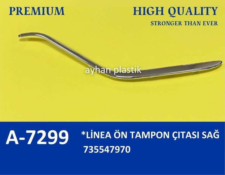 AYHAN A7299 ÖN TAMPON ÇITASI SAĞ LINEA - Görsel 1