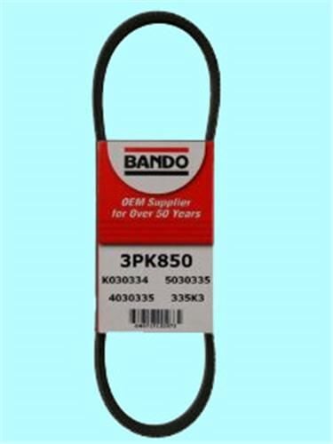 BANDO 3PK0850 KANALLI KAYIŞ NISSAN TOYOTA YARIS 1.3 16V 99-05 38353 - Görsel 1
