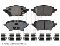 BLUEPRINT ADBP420098 ARKA FREN BALATA TOYOTA COROLLA 1.2L 8NRFTS NRE210 19-> / 1.6L 1ZR-FAE ZRE210 19-> / 1.8L 2ZR-FXE Hybrid ZWE211 19-> / 1.5L M15A-FKS MZEA11 21-> - Kıskaçlı montaj parçaları ile birlikte - Görsel 1