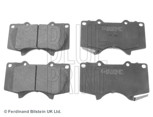 BLUEPRINT ADT342142 ÖN FREN BALATA TOYOTA HILUX 3.0L 1KD-FTV KUN26 4x4 09-11 / LAND CRUISER PRADO 4.0L 1GR-FE GRJ150 09- > 3.0L 1KD-FTV KDJ120 D-4D 03-09 / MITSUBISHI PAJERO 3.2L 4M41 V98W 07-> - Görsel 1