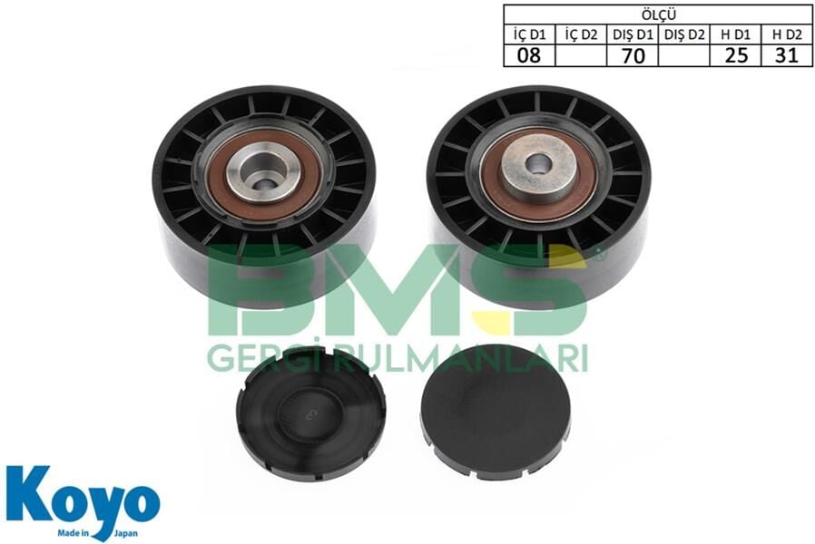 BMS 216 KAYIS GERGI RULMANI MERCEDES W201 W202 W124 S124 W140 - Görsel 1
