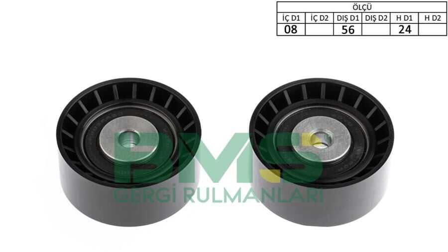 BMS 498 ALTERNATÖR GERGİ RULMANI RENAULT CLIO II-KANGOO 1.2 98 > 56x24 - Görsel 1
