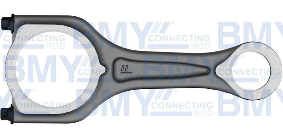 BMY 0806 PİSTON KOLU 73.70MM P206-P307 1.4 HDI-C2-C3-XSARA 1.4 HDI-FIESTA-FUSION 1.4 TDCI 02>08 - Görsel 1