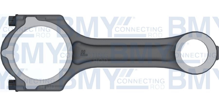 BMY 1303 PİSTON KOLU MITSUBISHI L200-L300-HYUNDAI H100-STAREX 2.5 4D56 2351042001 - Görsel 1