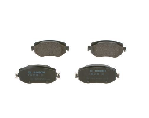 BOSCH 0986424386 ÖN FREN BALATASI RENAULT MEGANE IV 15> TÜM MOTOR TİPLERİ G:129MM Y:58.4 MM K:18MM - Görsel 1