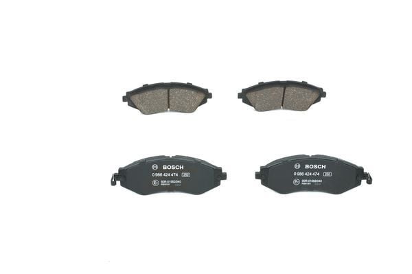 BOSCH 0986424474 ÖN FREN BALATASI LACETTI 1.4-1.6-1.8 2.0D 04> NUBIRA 1.4-1.6-1.8 2.0D 04> - Görsel 1