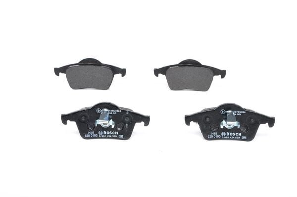 BOSCH 0986424539 ARKA BALATA VOLVO S60 2000-2010 S80 1998-2006 V70 97-07 XC70 97-07 S70 97-00 0986TB2352 - Görsel 1