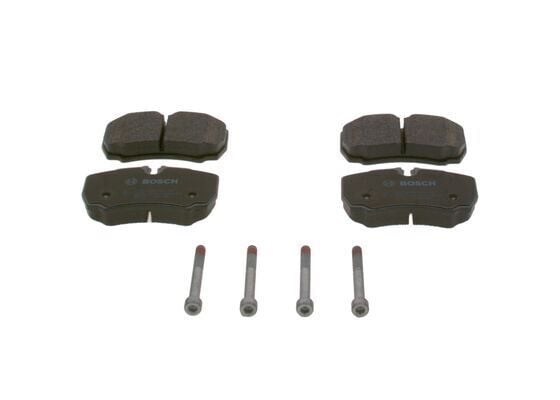 BOSCH 0986424750 ARKA BALATA DAILY 02-11 TRANSİT 3.2 TDCI 11-14 2.4TDCI 06-14 DAILY 02-11 CİVATA TAKIMLI - Görsel 1