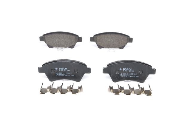 BOSCH 0986424785 ÖN FREN BALATASI RENAULT MEGANE II 02> KANGOO 01> SC NIC II 03> GRAND SC NIC II 03> 1.5dCi 1.6 1.9dCi 2.0 - Görsel 1