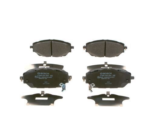 BOSCH 0986424865 ÖN FREN BALATA TOYOTA C-HR 1.2L 8NRFTS NGX10 16-> / 1.8L 2ZR-FXE HYBRID ZYX10 ZYX11 16-> - Görsel 1