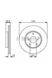 BOSCH 0986479341 FREN DİSKİ - Görsel 1