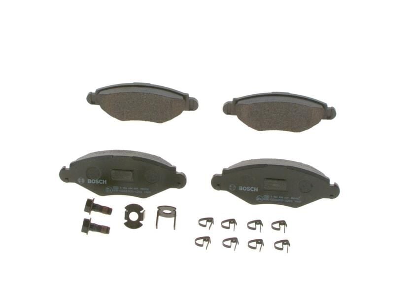 BOSCH 0986494039 ÖN FREN BALATASI PEUGEOT P206 1.4 1.6 09/98> P306 1.4 1.6 5/93> TAMİR TAKIMLI - Görsel 1