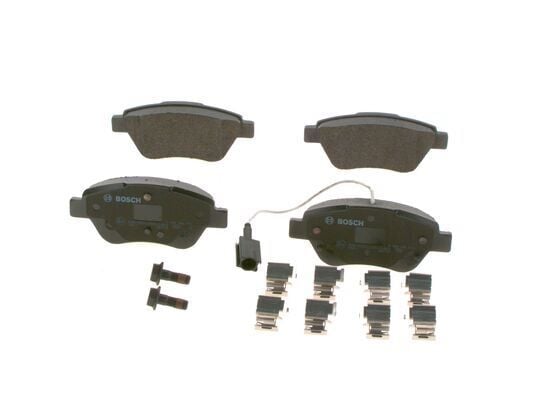 BOSCH 0986494113 ÖN BALATA DOBLO-ALBEA-LINEA-STILO-FIORINO 1.3MJTD-BIPPER-NEMO 1.4 HDI GDB1482 FİŞLİ CİVATA TAKIMLI - Görsel 1