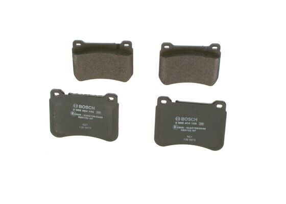 BOSCH 0986494166 FREN BALATASI ON MERCEDES W203 S203 CL203 C209 A209 R171 - Görsel 1