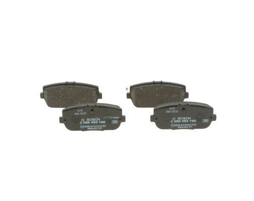 BOSCH 0986494190 FREN BALATASI ARKA FIAT 124 SPİDER 16> MAZDA MX-5 III 05>14 MAZDA MX-5 IV 16> - Görsel 1