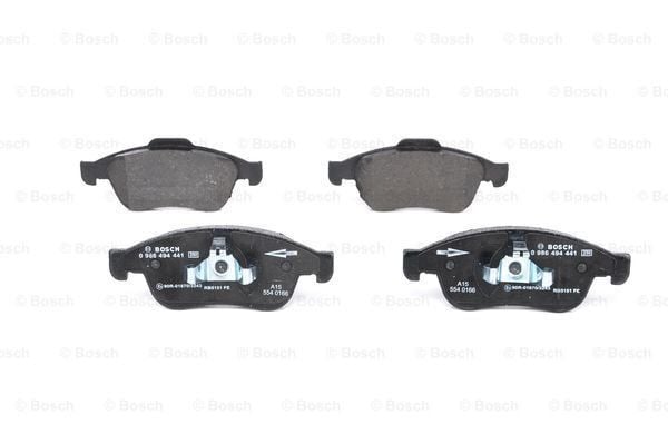 BOSCH 0986494441 ÖN FREN BALATASI MEGANE III 09> SCENIC III 09>FLUENCE 10>DUSTER 10> LODGY 12> CAPTUR I 13>1.5 DCI 1.6 16V - Görsel 1