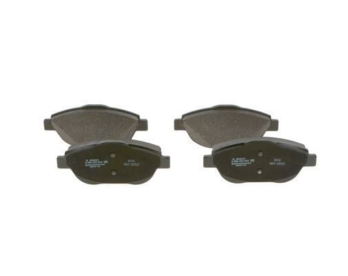 BOSCH 0986494564 ÖN FREN BALATASI CORSA F 19> CROSSLAND 17> MOKKA 20> C3 II-III-AIRCROSS 09> C4 14> 208 19> 2008 19> DS3 15> 15 İNÇ 283mm - Görsel 1