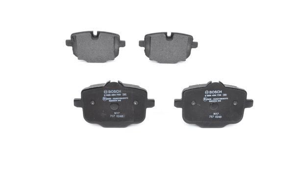 BOSCH 0986494759 FREN BALATASI ARKA BMW G20 G80 G28 G22 G82 F10 F11 F12 F13 F06 G32 G01 F97 G08 G02 F98 - Görsel 1