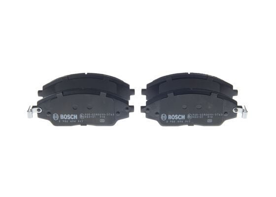 BOSCH 0986494917 ÖN BALATA CHEVROLET AVEO SEDAN 1.2-1.4-1.6-1.3D 11 > AVEO HB 1.2-1.2 LPG-1.4-1.6-1.3 11 > 14 JANT - Görsel 1