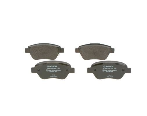 BOSCH 0986495237 ÖN BALATA CORSA D KÜÇÜK TİP 1.0-1.2-1.3 CDTI-1.4 06> ADAM 14> DOBLO 03> PANDA 04> - Görsel 1
