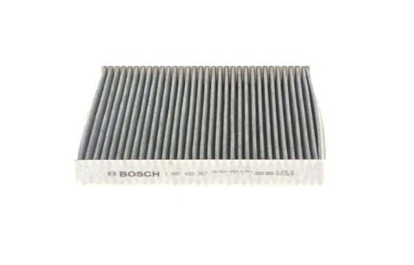 BOSCH 1987432357 POLEN FILTRESI MERCEDES G-CLASS W461 W463 . AUDI A2 . SEAT CORDOBA IBIZA . SKODA FABIA . VW POLO KARBONLU - Görsel 1