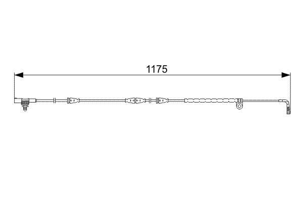BOSCH 1987473032 BALATA FISI ON LAND ROVER DISCOVERY III-IV L319 - Görsel 1