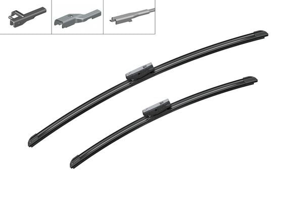 BOSCH 3397007462 SILECEK SUPURGESI TAKIMI 600mm / 475mm MERCEDES W176 C117 X156 . AUDI A3 . RENAULT KOLEOS . BMW E90 E92 E93 F30 G22 G23 E84 - Görsel 1