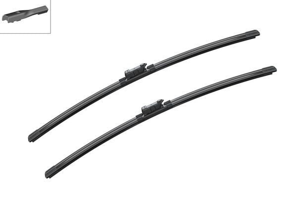 BOSCH 3397009821 AEROTWİN SİLECEK 600/600mm MUZ TİPİ VW TRANSPORTER T5 2.0 TDI - Görsel 1