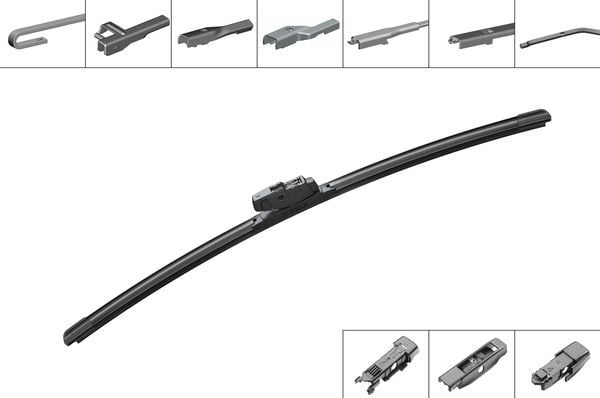 BOSCH 3397015580 3397013453 AEROECO SİLECEK MUZ TİPİ 53 cm 4 APARATLI ÜNİVERSAL - Görsel 1
