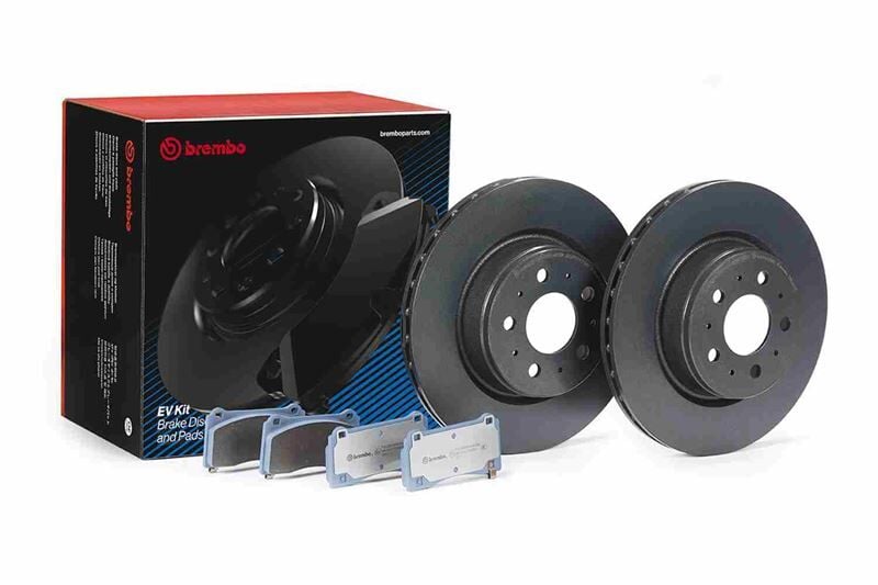 BREMBO KT08001 FREN DISKI BALATA ON TESLA MODEL 3 5YJ3 2018> - Görsel 1