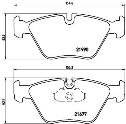 BREMBO P06065 FREN BALATASI - Görsel 1